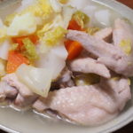 タッカンマリ風鶏と根菜の水炊き
