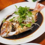 チダイの清蒸魚(チンジョンユー)
